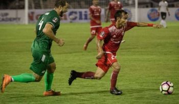 Pemain Persija Jakarta Riko Simanjuntak
