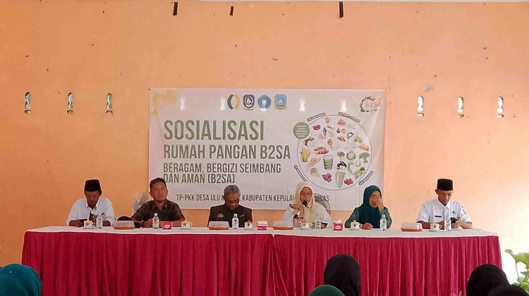 Camat Jemaja Timur Hadiri Sosialisasi Rumah Pangan B2SA di Desa Ulu Maras