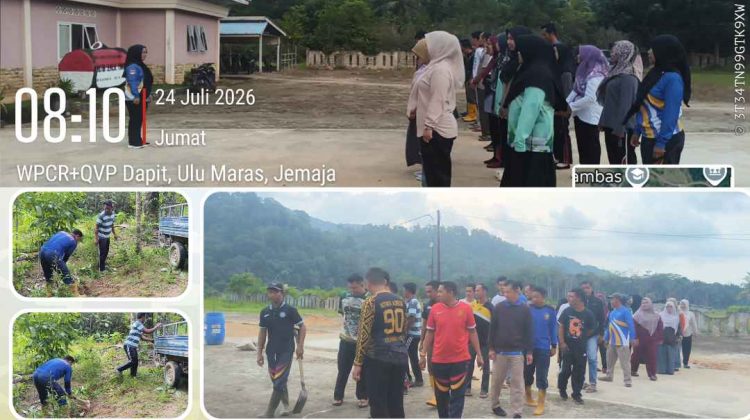 Jumat Bersih Gerakan Indonesia ASRI, Kecamatan Jemaja Timur Perkuat Budaya Gotong Royong dan Kepedulian Lingkungan