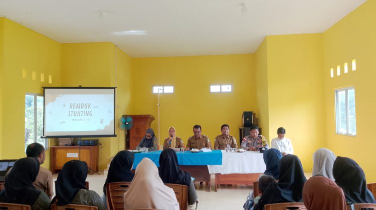 Rembuk Tematik Stunting Tahun 2026 Desa Bukit Padi Kecamatan Jemaja Timur di Balai Desa Bukit Padi